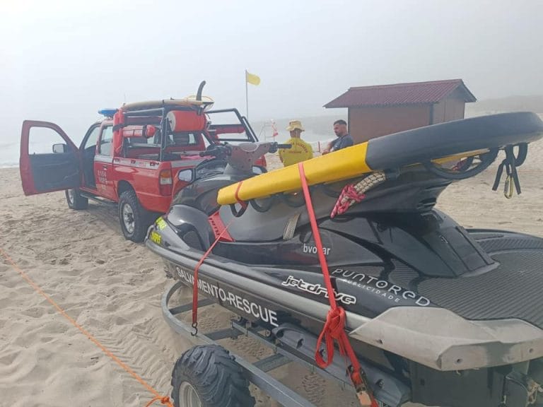 Três pessoas resgatadas do mar no concelho de Ovar